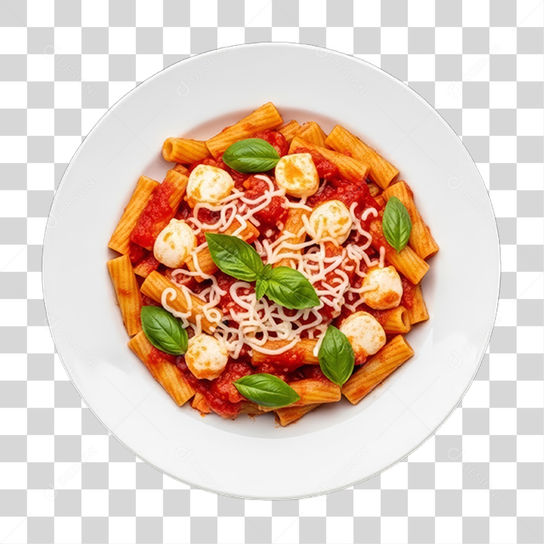 Prato de Macarrão Variado PNG Transparente