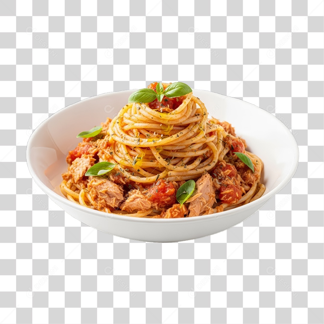 Tigela com Macarrão Variado PNG Transparente