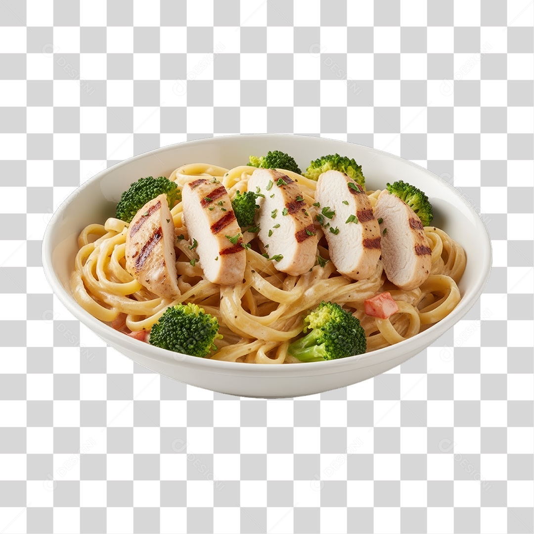 Tigela com Macarrão Variado PNG Transparente