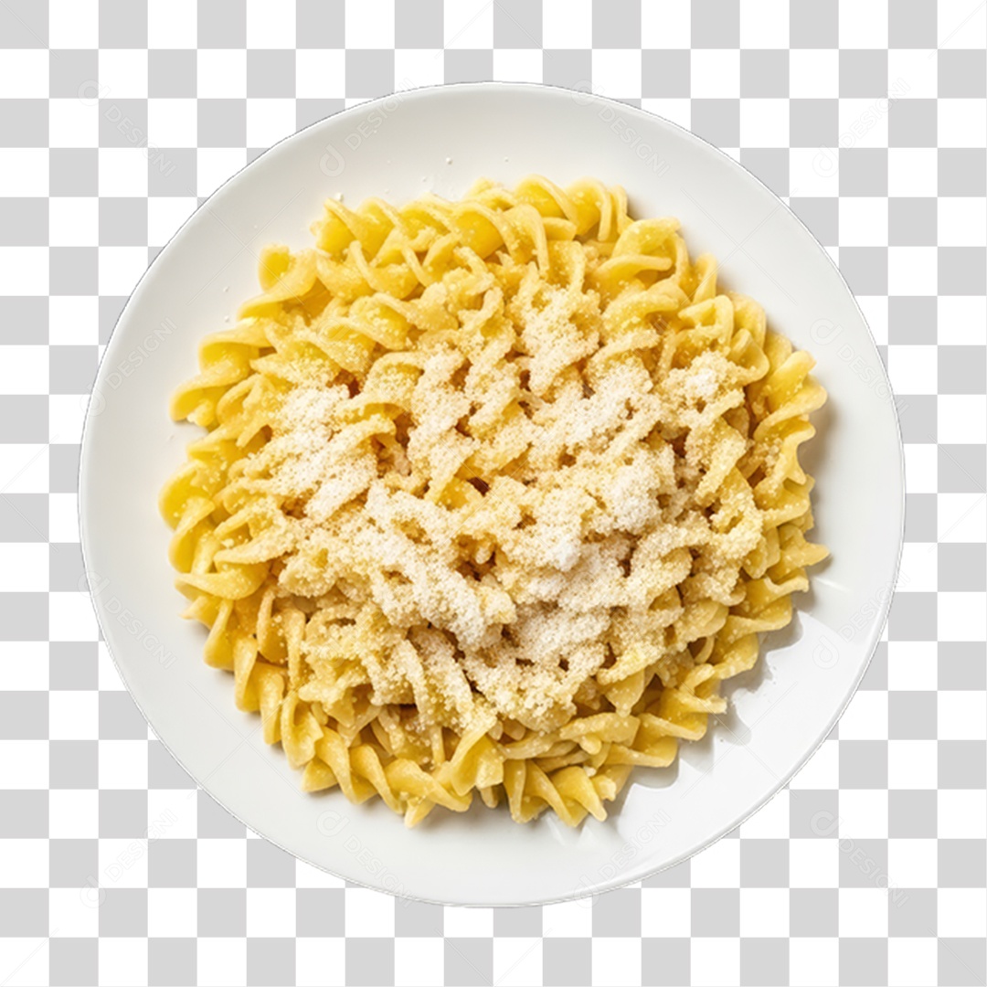 Prato de Macarrão Variado PNG Transparente