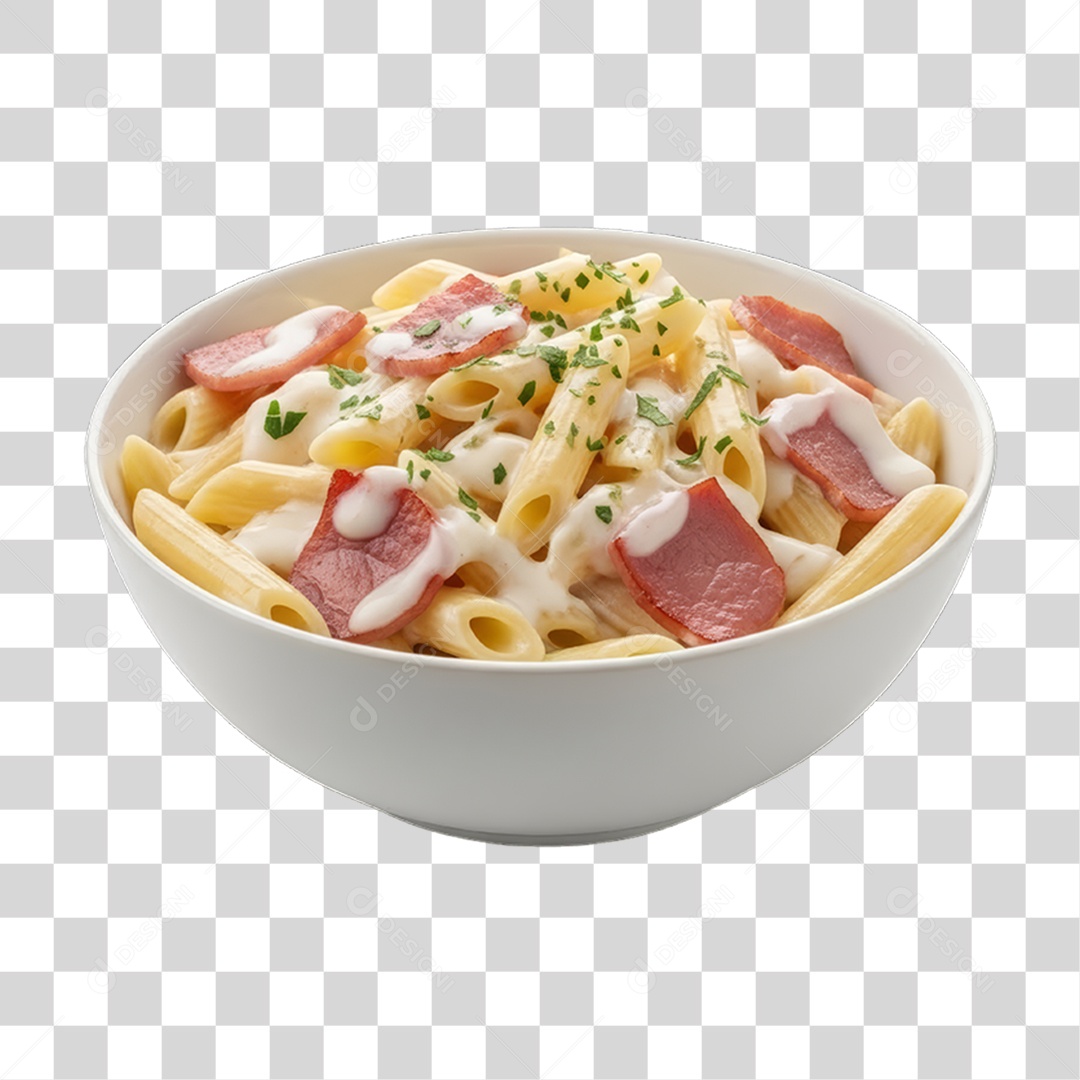 Prato de Macarrão Variado PNG Transparente