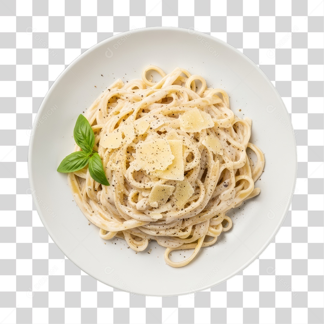 Prato de Macarrão Variado PNG Transparente