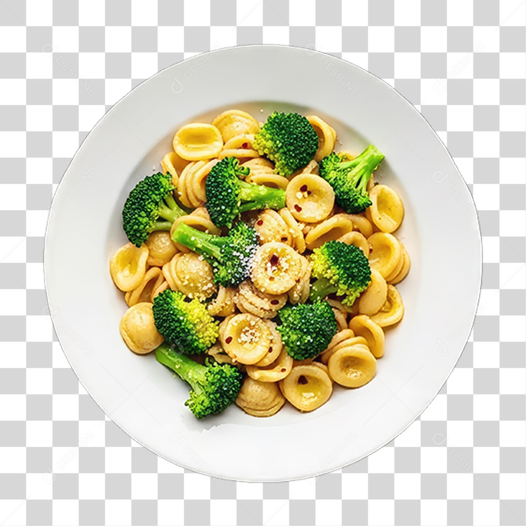 Prato de Macarrão Variado PNG Transparente