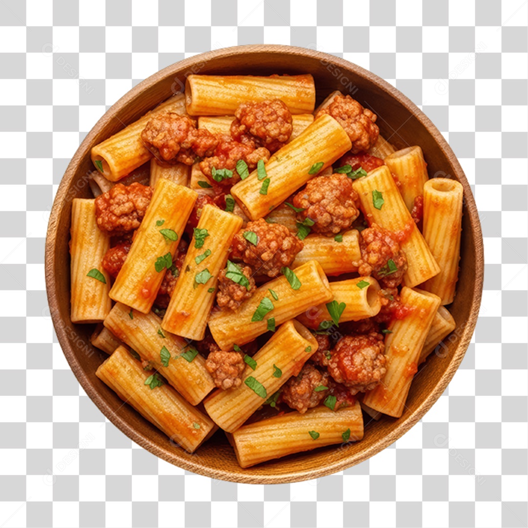 Prato de Macarrão Variado PNG Transparente