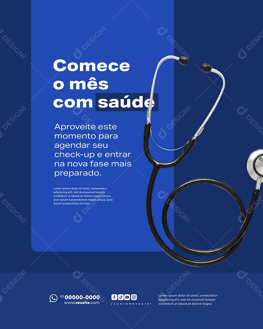 Clínica Médica Aproveite Social Media PSD Editável