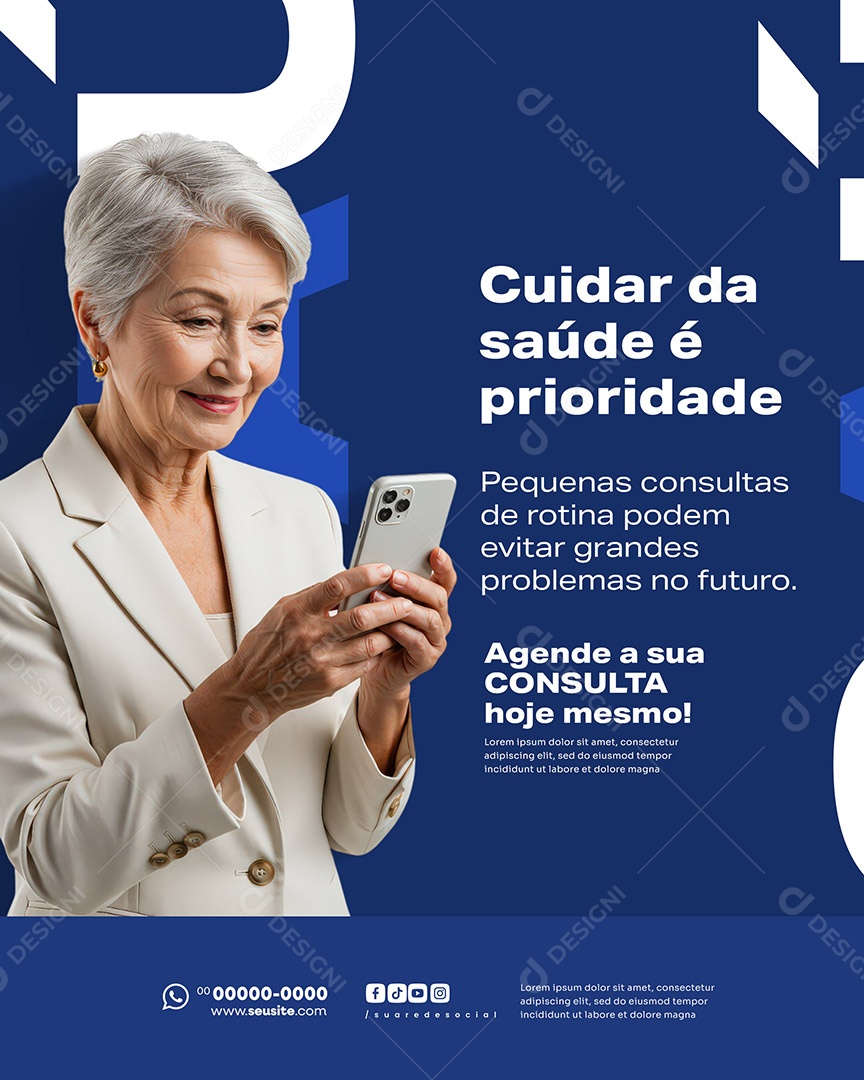 Clínica Médica Social Media PSD Editável