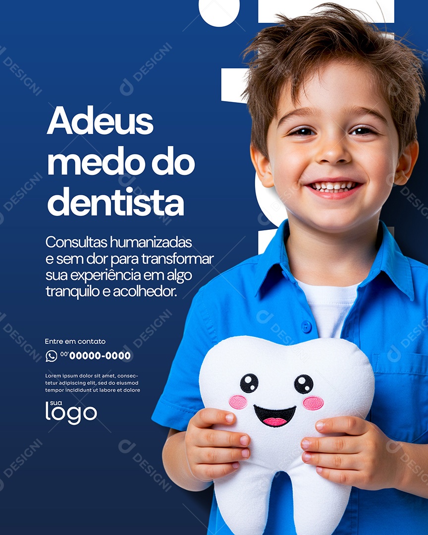 Dentista Adeus Social Media PSD Editável