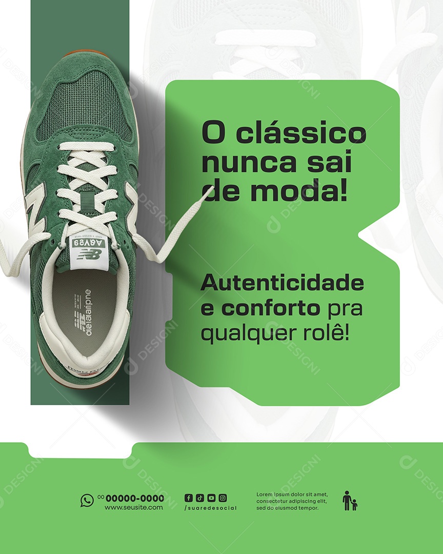 Loja de Tênis Social Media PSD Editável