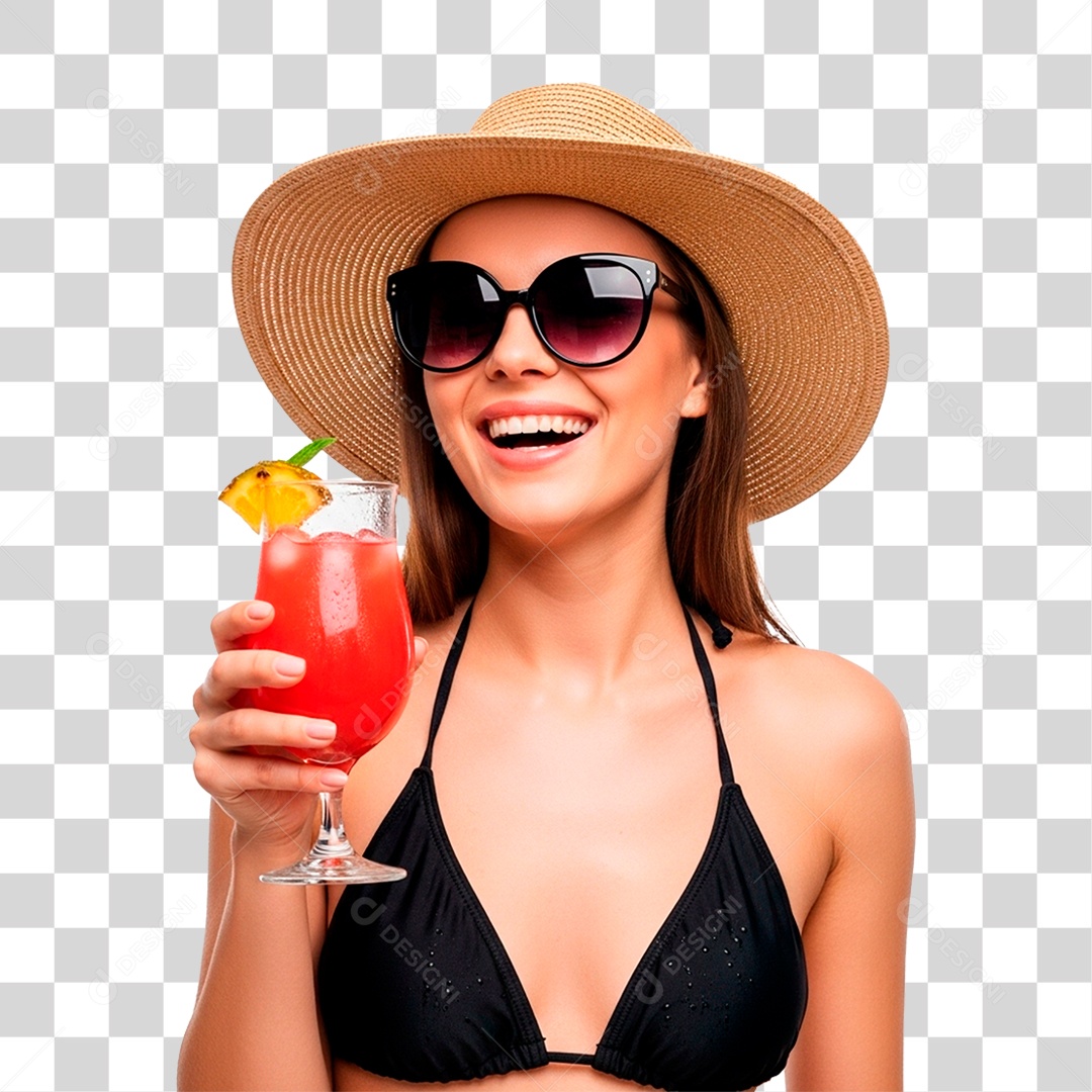 Mulher de Biquíni PNG Transparente