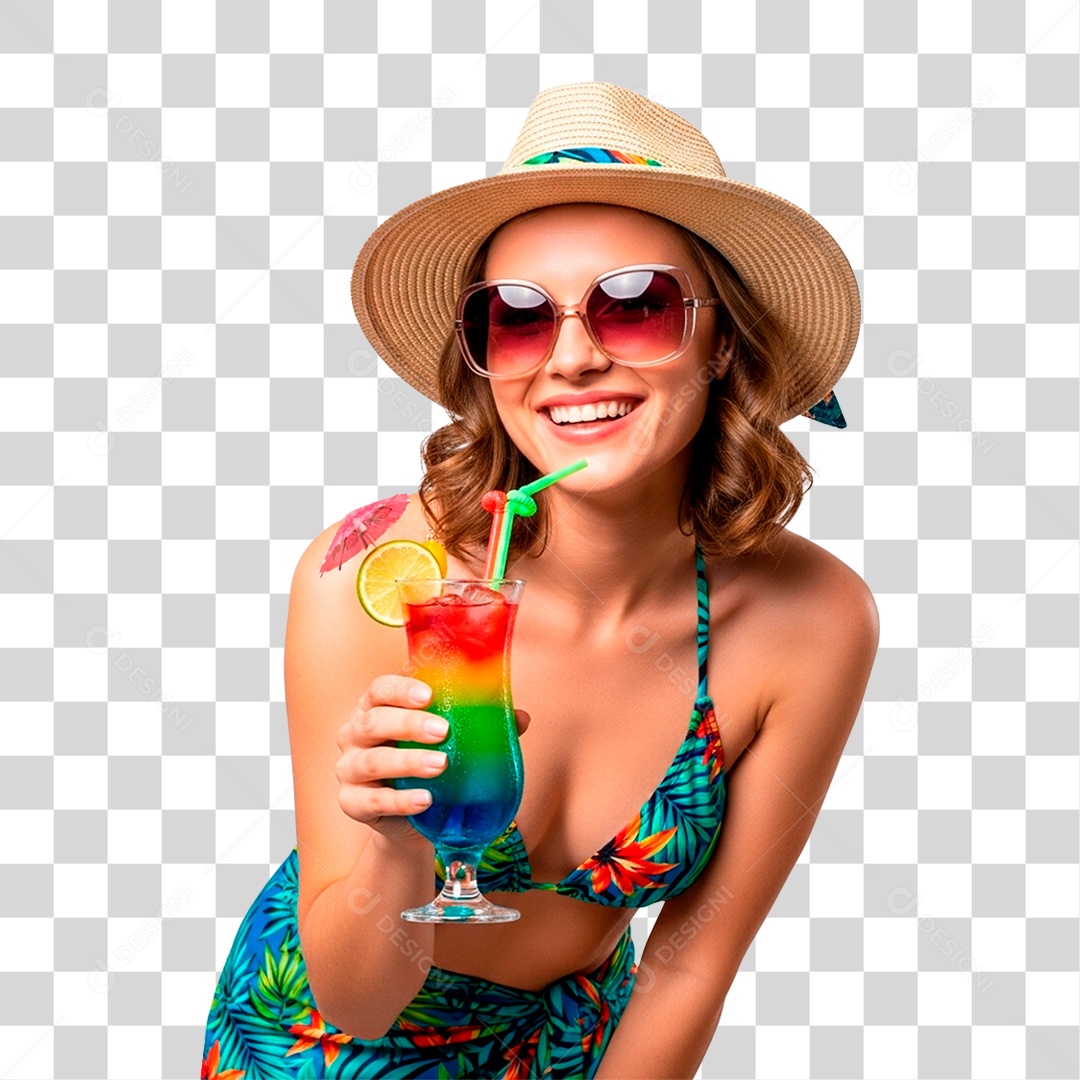 Mulher de Biquíni PNG Transparente