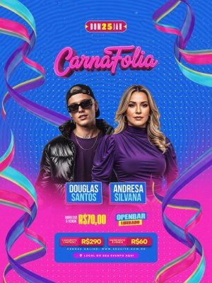  Próximos Shows Carna folia PSD Editável