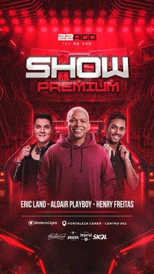 Flyer Show Premium Story Social Media PSD Editável