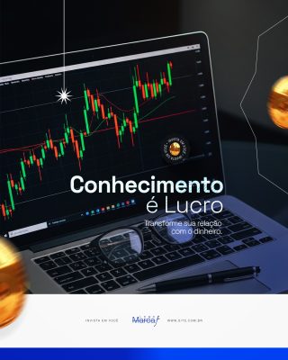 Investimento Conhecimento é Lucro com Marcaf PSD Editável