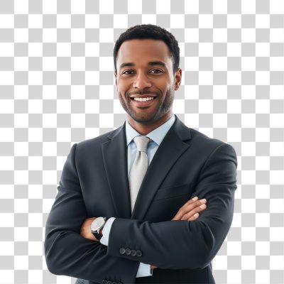 Homem Corretor de Imóveis Imobiliários PNG Transparente