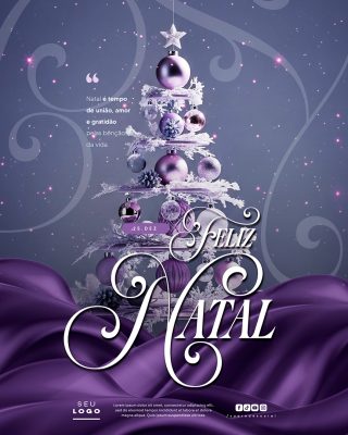 Natal 25 de Dezembro Social Media PSD Editável