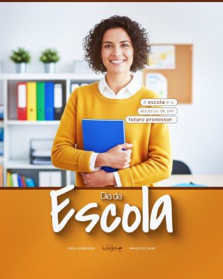 Dia da Escola Futuro Promissor Design PSD PSD Editável