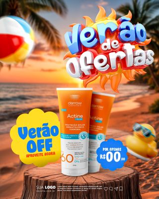 Verão de Ofertas  Promocional PSD Editável