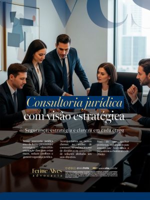 Advocacia Feritte Alves Consultoria Jurídica com Visão Estratégica PSD Editável