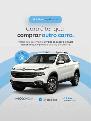 Seguro de Carro Proteja seu Patrimônio PSD Editável
