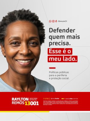 Eleição Raylton Remos Deputado Estadual PSD Editável