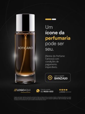 Boticário Um ícone da Perfumaria Pode Ser Seu PSD Editável