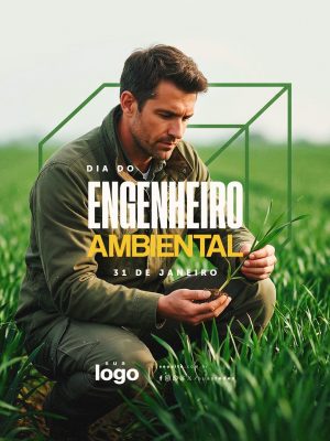 Dia do Engenheiro Ambiental 31 de Janeiro Social PSD Editável