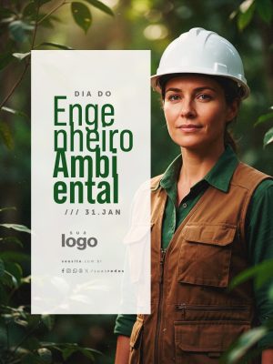 Dia do Engenheiro Ambiental 31 Jan PSD Editável