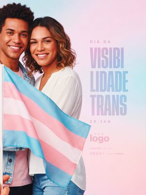 Dia da Visibilidade Trans 29 de Janeiro PSD Editável