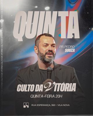 Culto da Vitória Quinta-feira  PSD Editável