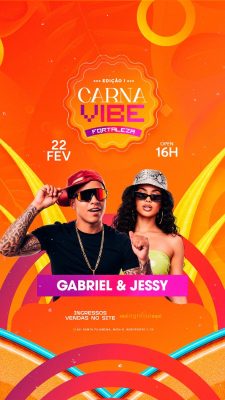 Story Flyer Próximos Shows Carna Vibe Social Media PSD Editável