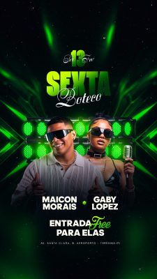 Story Flyer Próximos Shows Sexta Boteco Social Media PSD Editável