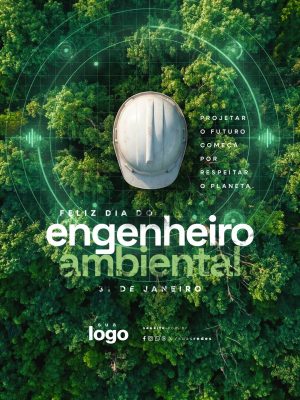 Dia do Engenheiro Ambiental 31 de Janeiro PSD Editável