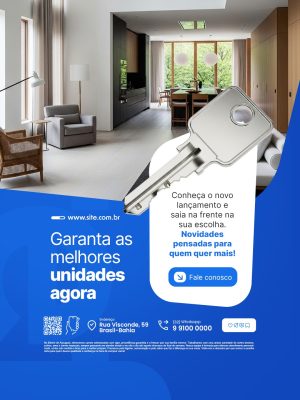 Imobiliária Garanta As Melhores Unidades Agora PSD Editável
