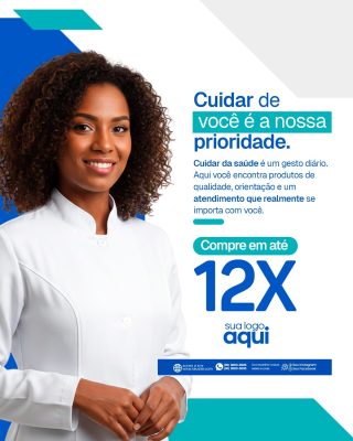 Farmácia Você é a Nossa Prioridade PSD Editável