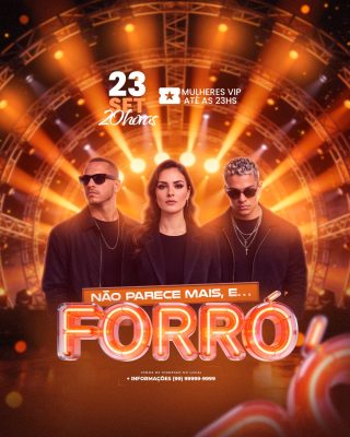 Forró 23 Set Música Evento Popular Festivo PSD Editável