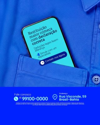 Contabilidade Imposto de Renda Restituição Maior Começa com Declaração Correta Social Media PSD Editável