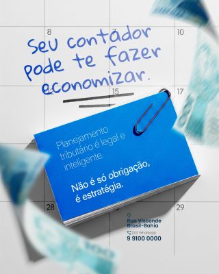 Contabilidade Imposto de Renda Seu Contador Pode Te Fazer Economizar Social Media PSD Editável