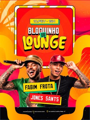 Flyer Próximos Shows  Bloquinho da Lounge Social Media PSD Editável