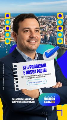 Campanha Política Seu Problema é Nossa Pauta PSD Editável