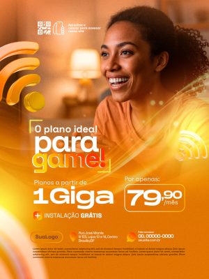 Plano ideal para Game Planos a partir de 1 Giga PSD Editável