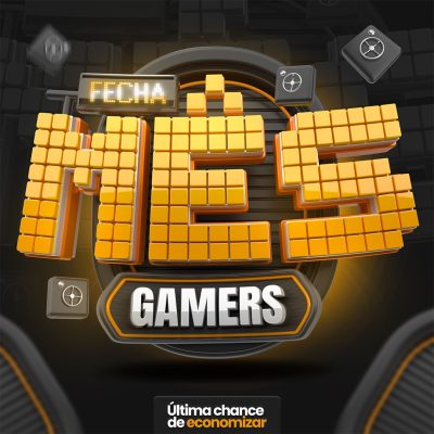 Fecha Mês Gamers Selo 3D PSD