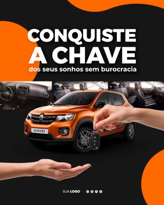 Concessionária  Conquiste a Chave dos Seus Sonhos Oferta PSD Editável