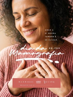 Dia da Mamografia 05 de Fevereiro PSD Editável