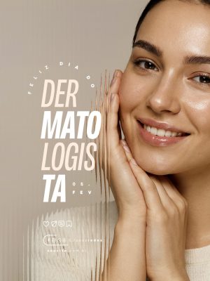 Feliz Dia do Dermatologista 05 de Fevereiro PSD Editável