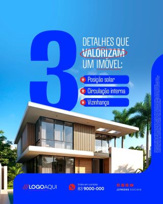 Imóvel 3 Detalhes que Valorizam um Imóvel PSD Editável