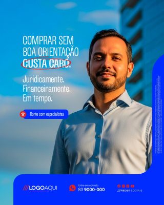 Comprar Sem Boa Orientação Custa Caro Conte com Especialistas PSD Editável