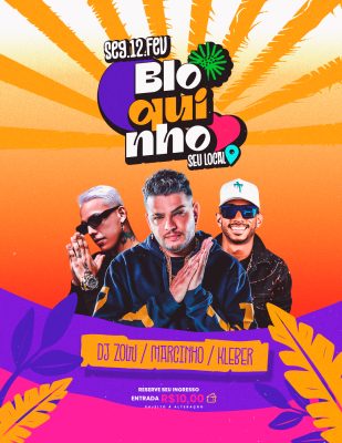 Bloquinho Carnaval Flyer PSD Editável