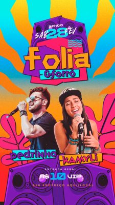 Folia & Forró Carnaval Flyer Stories PSD Editável