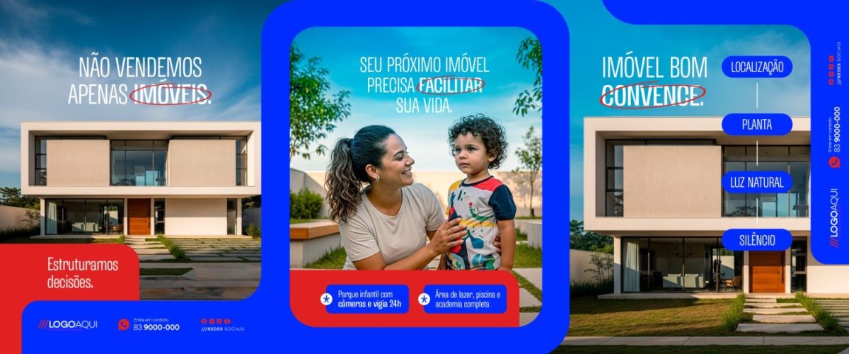 Carrossel Imóveis Não Vendemos Apenas Imóveis PSD Editável