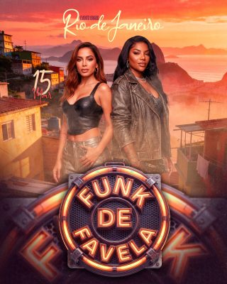 Funk de Favela Evento Brabo Rio de Janeiro 15 Mar Poster PSD Editável